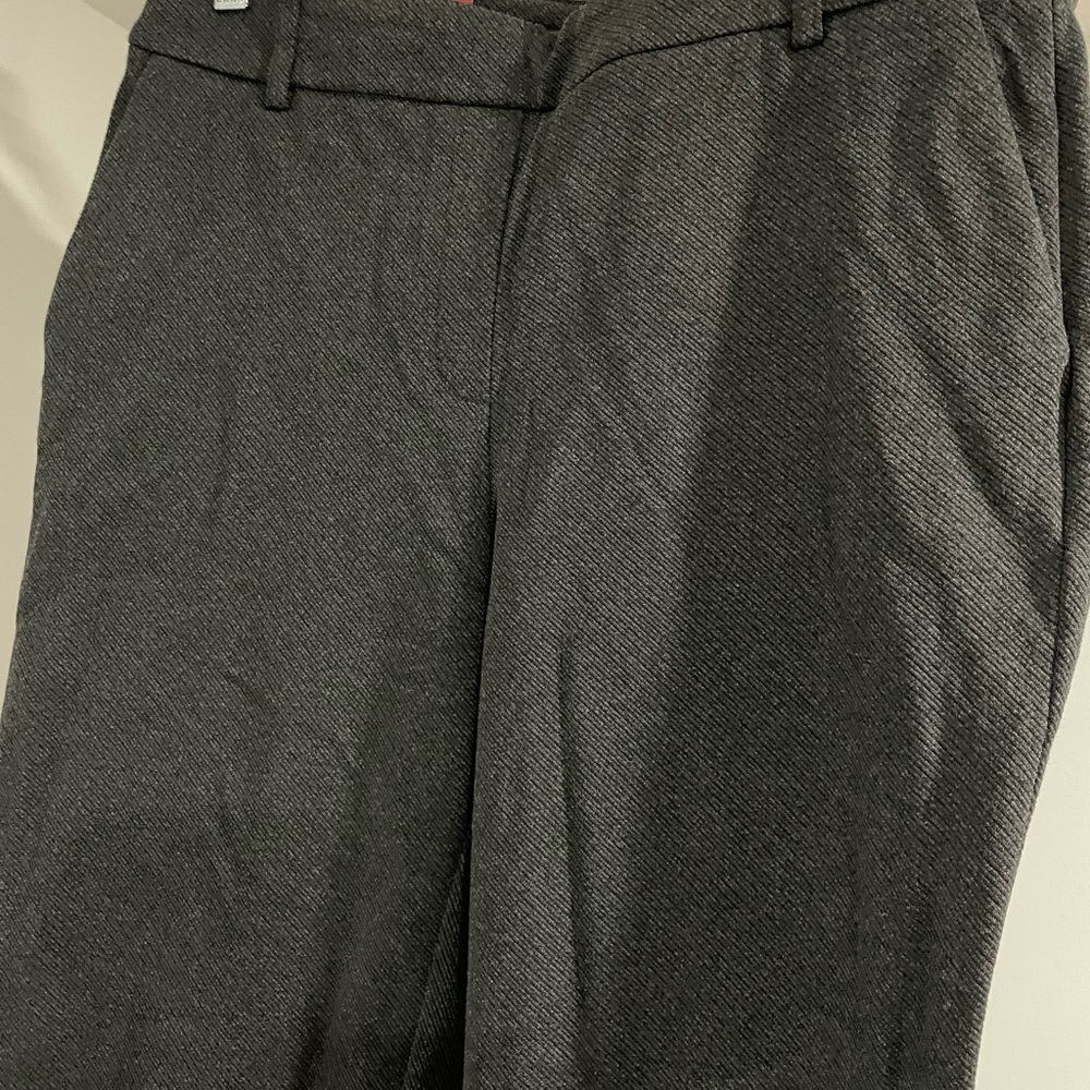 Gray Herringbone Trousers